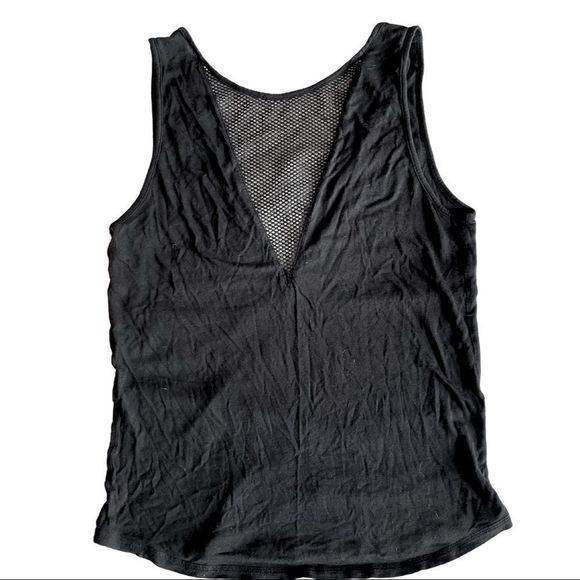 Alo Yoga Warm Up Mesh Inset Tank Top - Picture 3 of 5